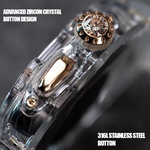 Load image into Gallery viewer, Apple Watch Case - White Crystal Design case with 316 metal buttonsl