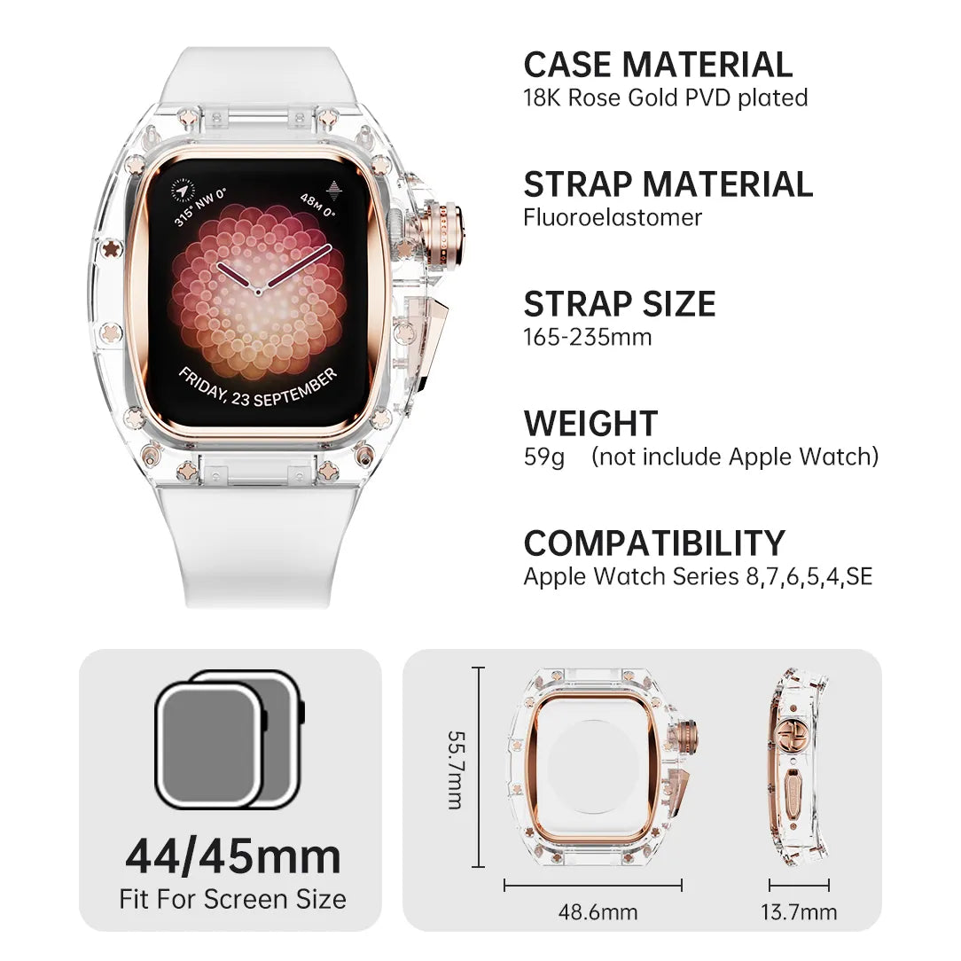 Apple Watch Stainless Steel Crystal Case