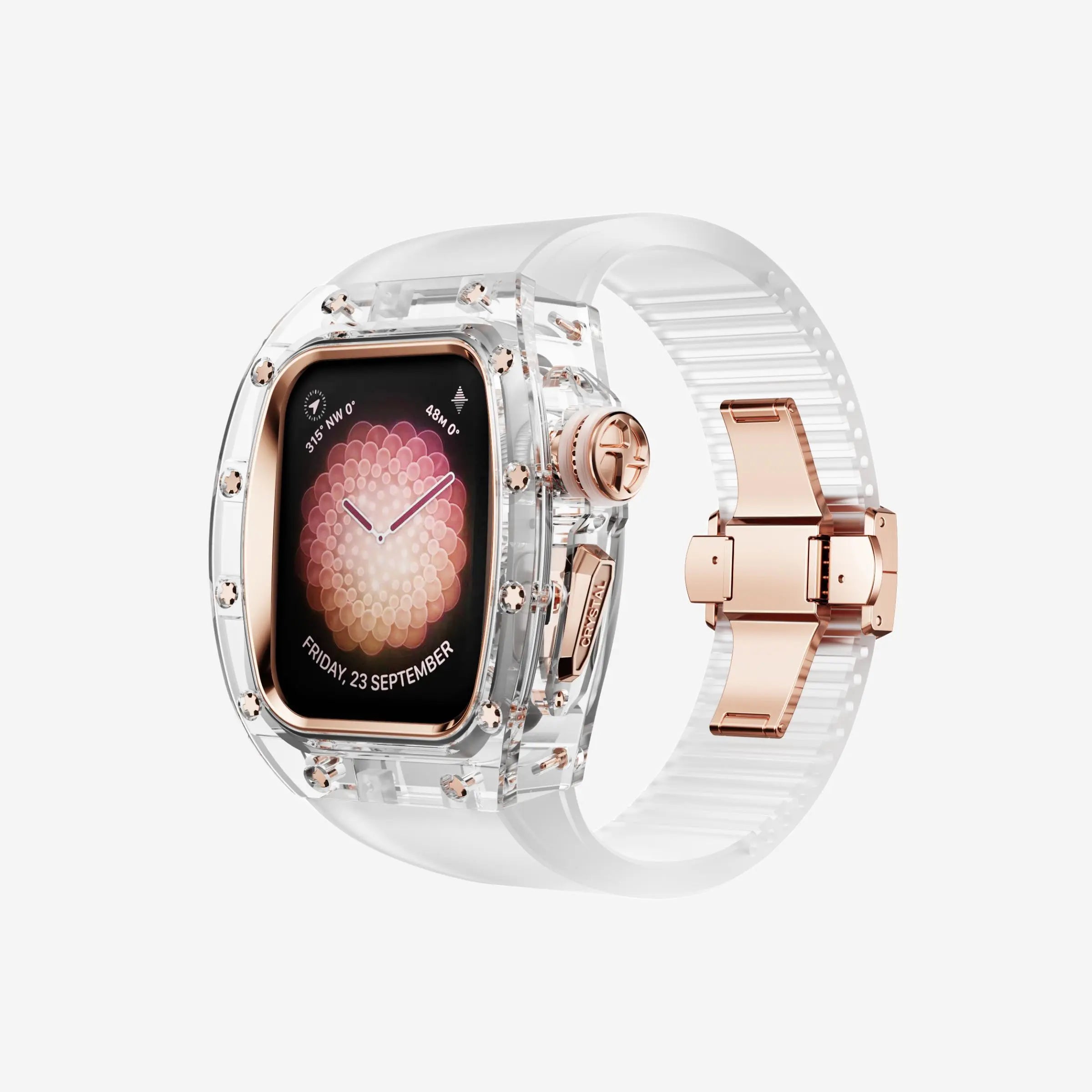 Apple Watch Stainless Steel Crystal Case