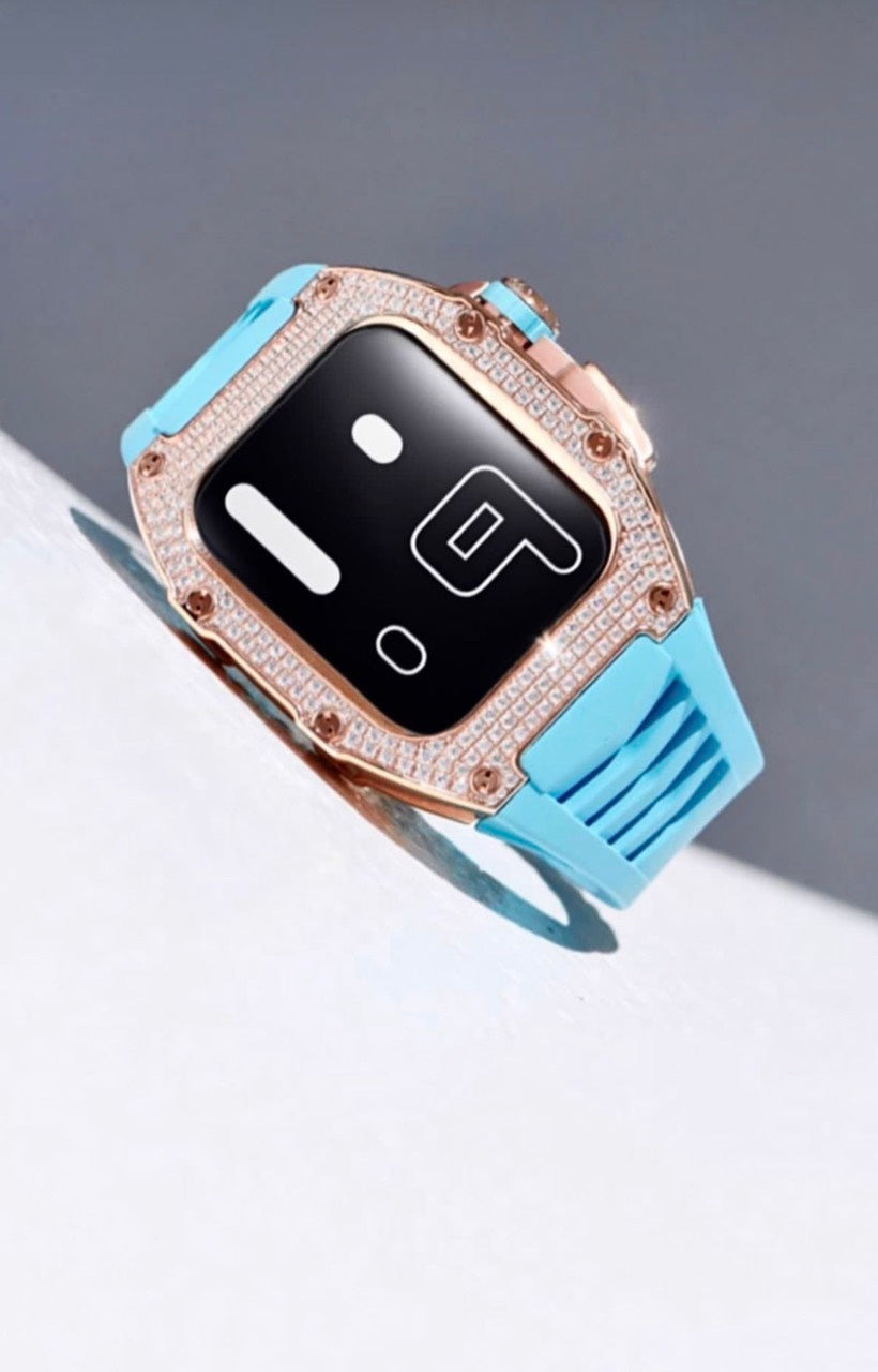 Apple Watch Case Full Titanium 443 Diamonds