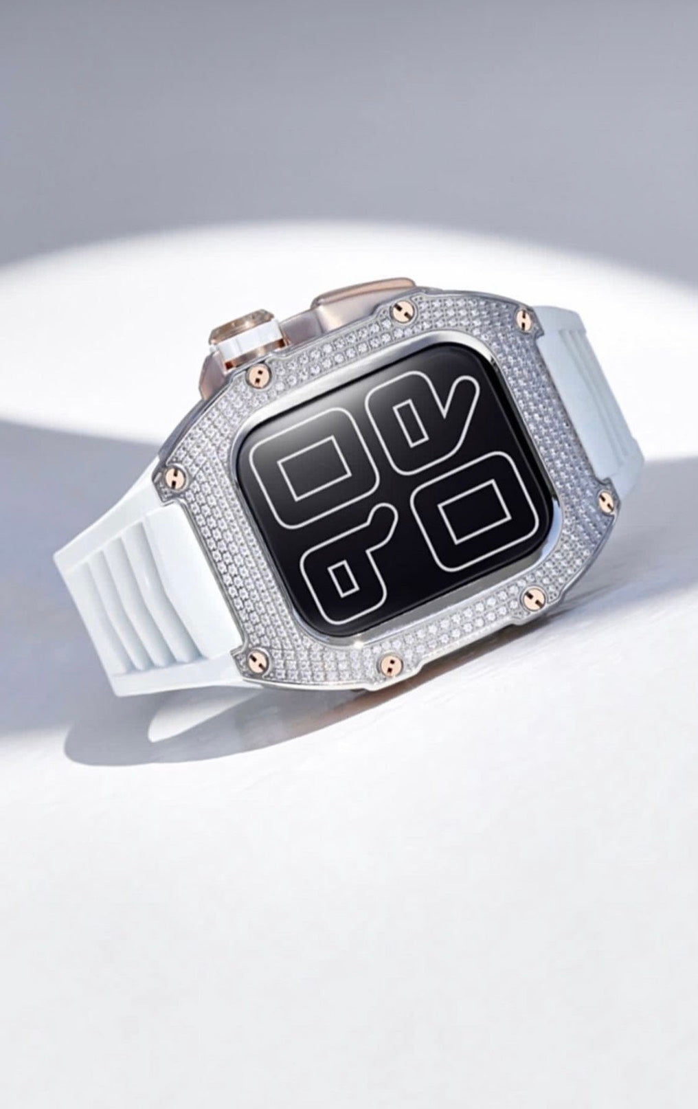 Apple Watch Case Full Titanium 443 Diamonds