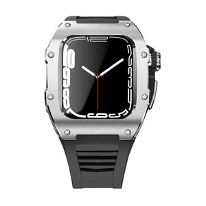 Apple Watch Case star screw Titanium black strap