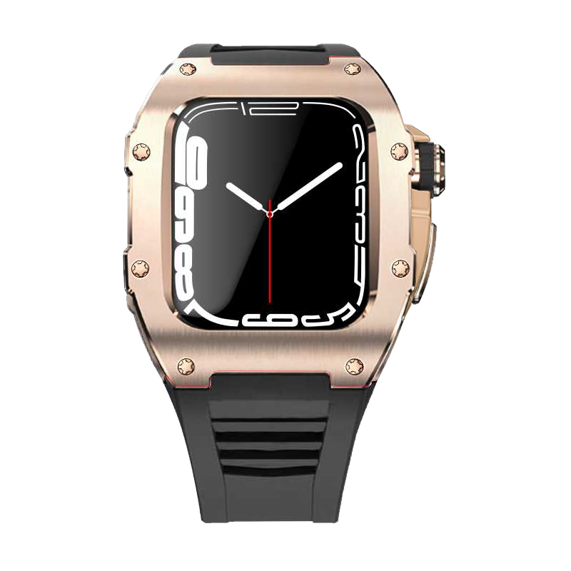 Apple Watch Case star screw Stainless steel black strap