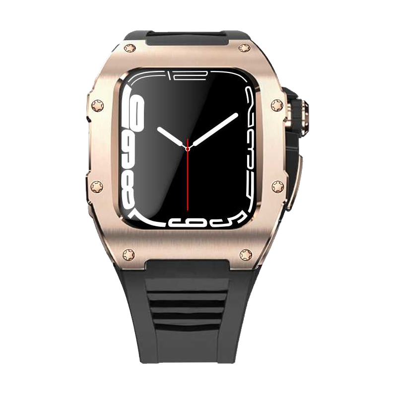 Apple Watch Case star screw Titanium black strap