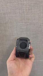 Load and play video in Gallery viewer, Apple Watch Case -Raw Titanium black with white screw
