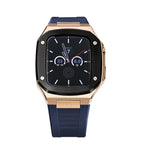 Load image into Gallery viewer, Apple Watch Case -  Series  Blue black bezel
