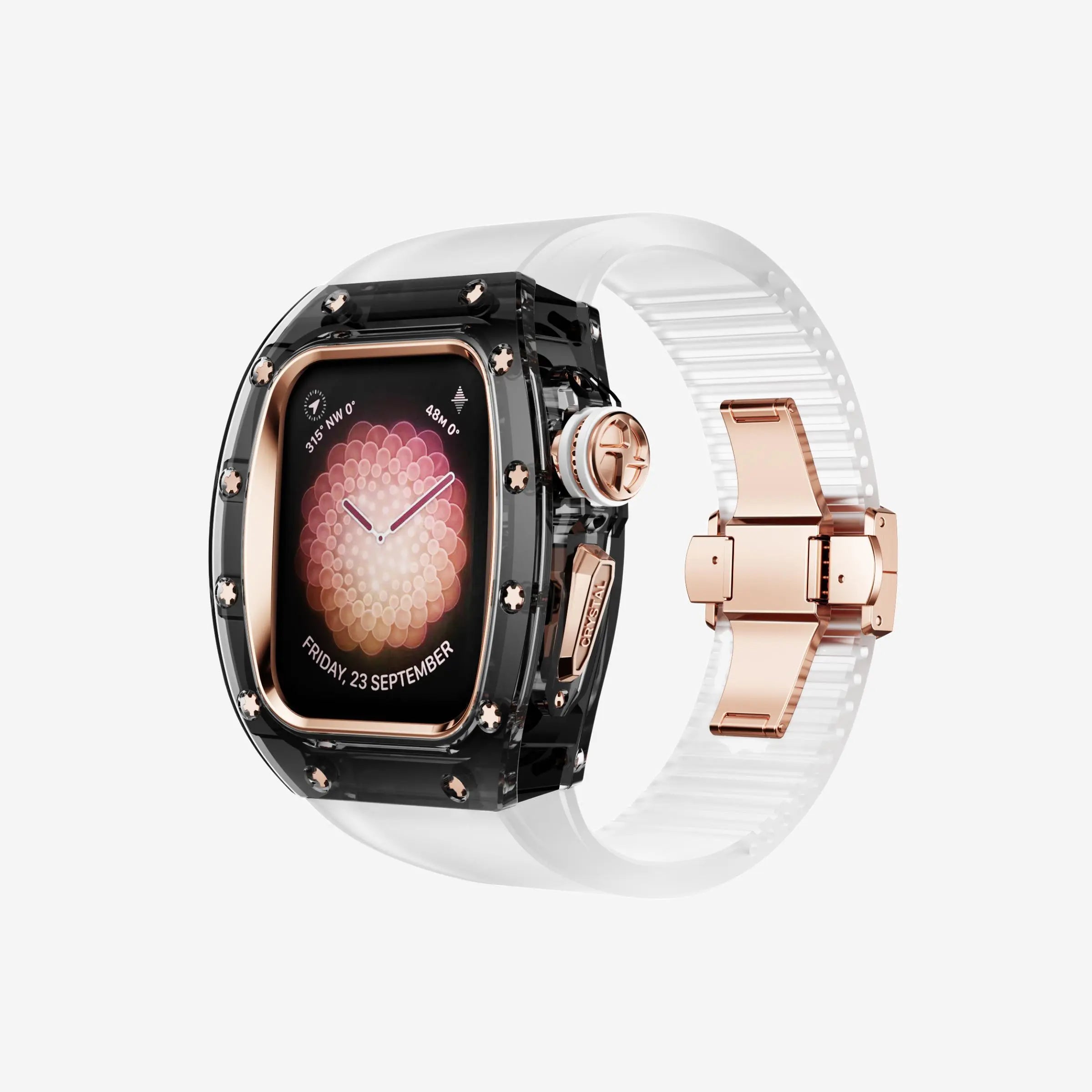 Apple Watch Stainless Steel Crystal Case