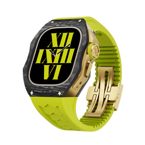Apple Watch Case  Carbon fiber Green -ULTRA 49MM