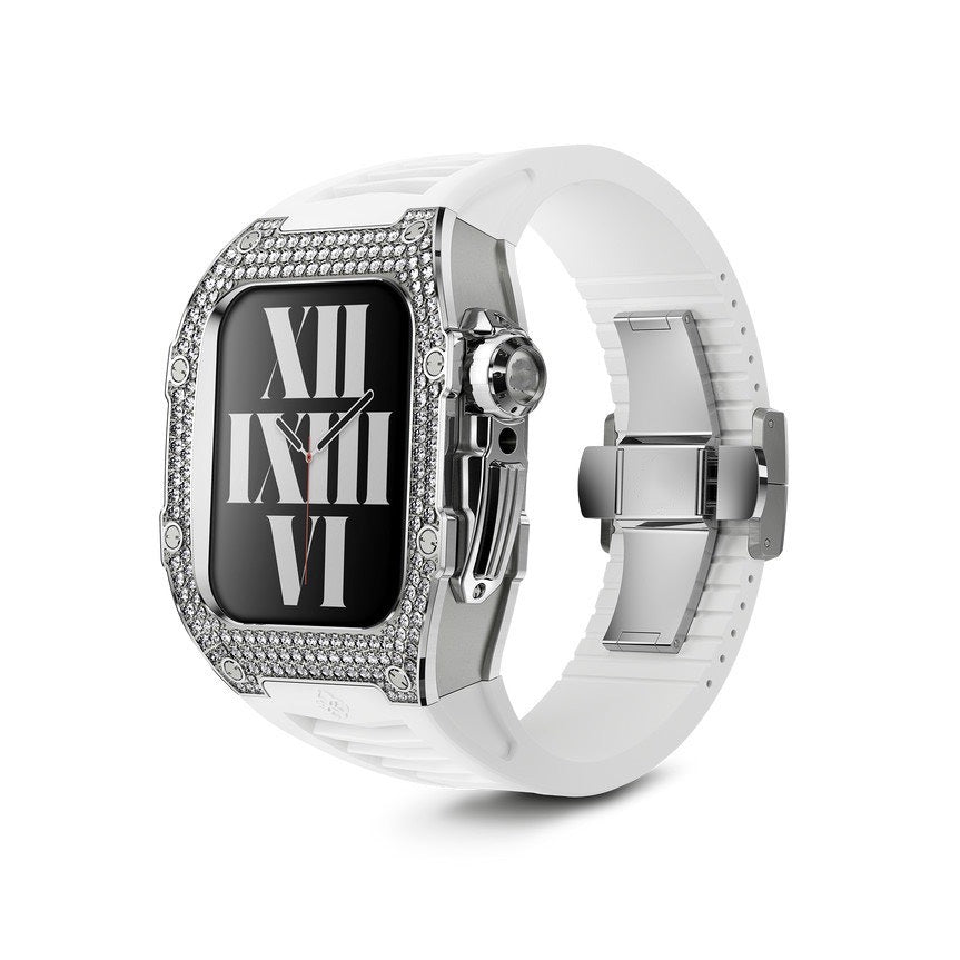 Apple Watch Case White  Titanium diamonds