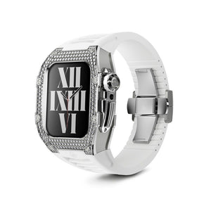 Apple Watch Case White  Titanium diamonds