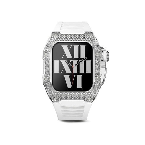 Apple Watch Case White  Titanium diamonds