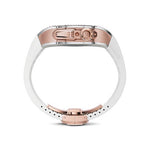 Load image into Gallery viewer, Apple Watch Case White  Titanium diamonds
